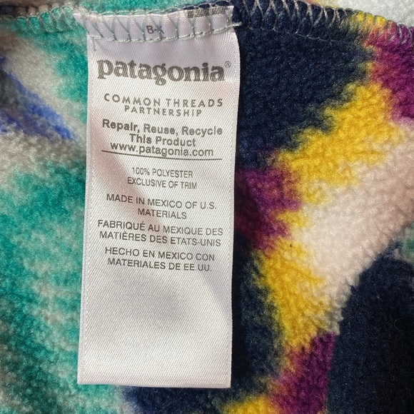 Patagonia Synchilla t-snap aztec pullover size medium - Picture 4 of 4